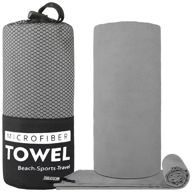WY1003 80x130cm Portable Double-Sided Quick-Drying Towel Microfiber Sports Fitness Yoga Beach Towel
