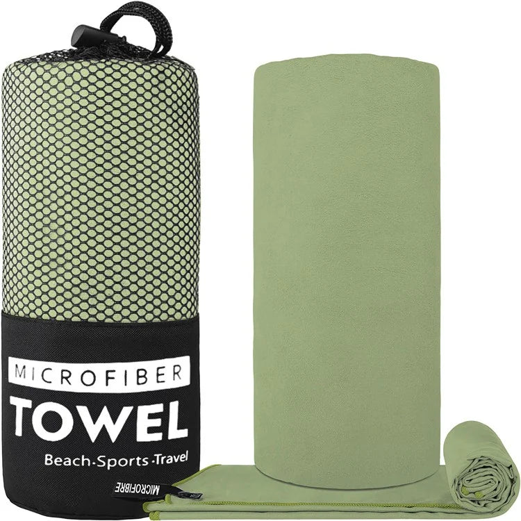 WY1003 80x130cm Portable Double-Sided Quick-Drying Towel Microfiber Sports Fitness Yoga Beach Towel