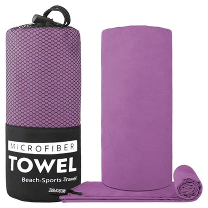 WY1003 80x130cm Portable Double-Sided Quick-Drying Towel Microfiber Sports Fitness Yoga Beach Towel