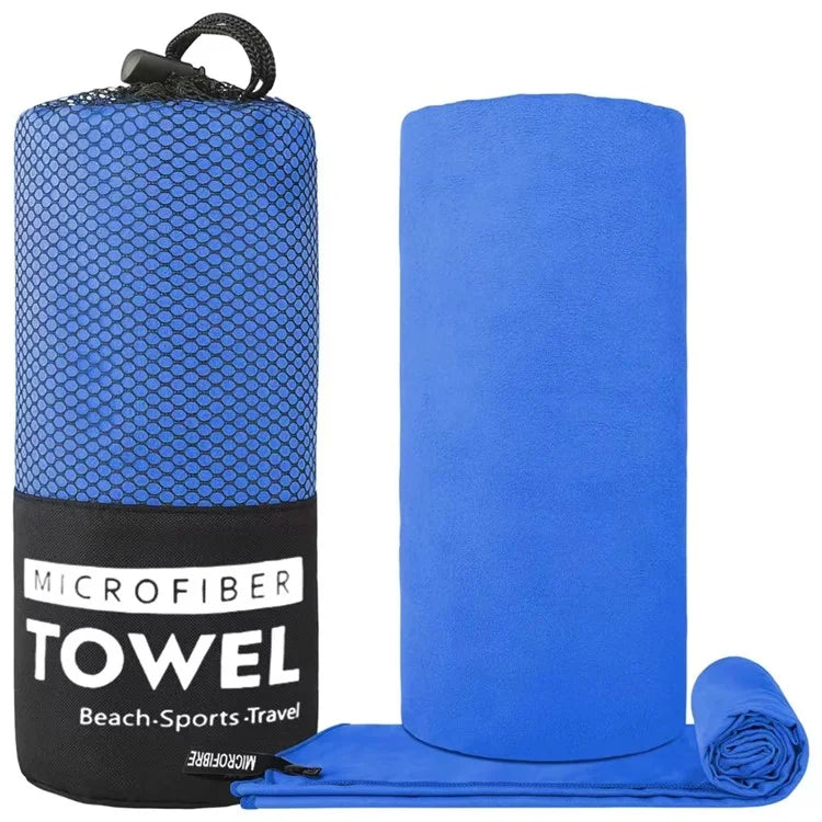 WY1003 80x130cm Portable Double-Sided Quick-Drying Towel Microfiber Sports Fitness Yoga Beach Towel