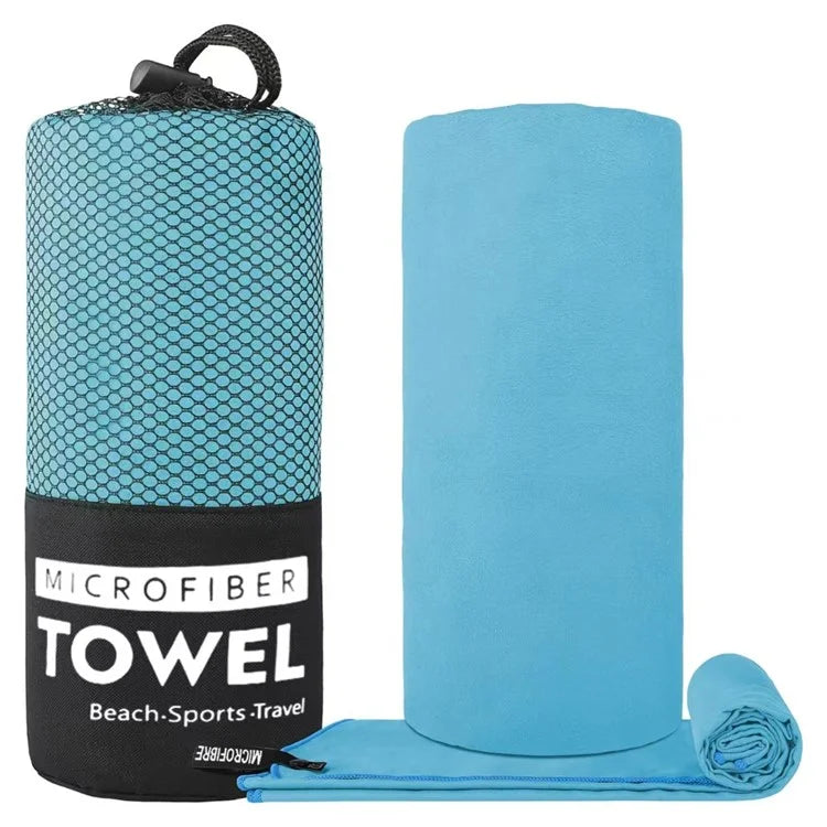 WY1003 50x110cm Double-Sided Quick-Drying Towel Microfiber Sports Fitness Yoga Beach Towel