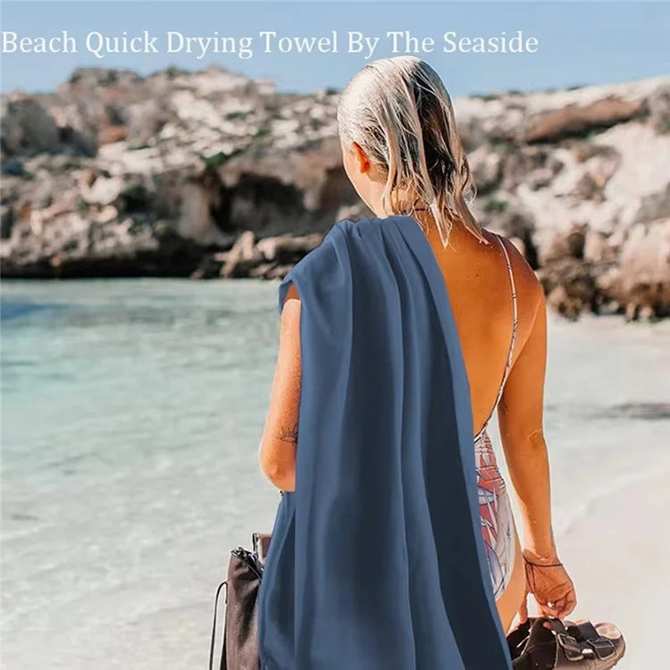 WY1003 40x60cm Double-Sided Quick-Drying Towel Microfiber Sports Fitness Yoga Beach Towel