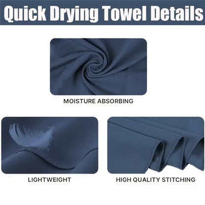 WY1003 40x60cm Double-Sided Quick-Drying Towel Microfiber Sports Fitness Yoga Beach Towel