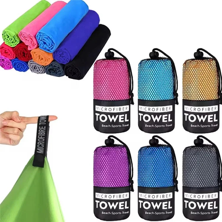 WY1003 40x60cm Double-Sided Quick-Drying Towel Microfiber Sports Fitness Yoga Beach Towel