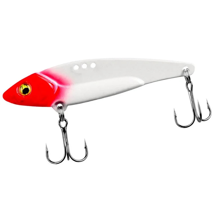 DW467 5Pcs Metal Simulation Bait Long Shot Fishing Lures with Dual Hook