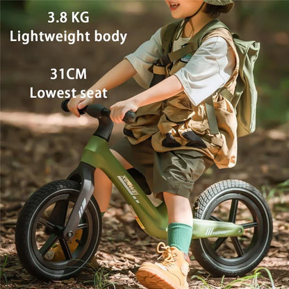XERWEI HY04 12-Inch Sports Balance Bike 2-7 Years Old Kids Bicycle Training Scooter