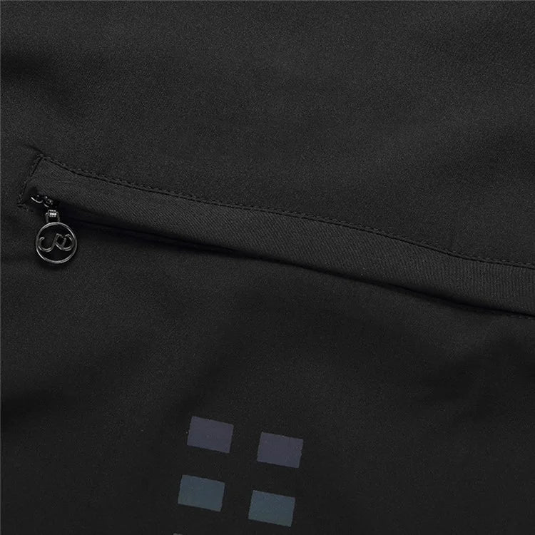 WOSAWE BH232 Men Cycling Zipper Jacket Windproof Sport Coat with Removable Sleeves