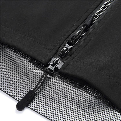 WOSAWE BH232 Men Cycling Zipper Jacket Windproof Sport Coat with Removable Sleeves