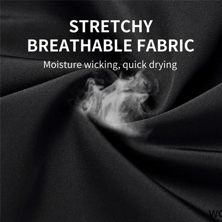 WOSAWE BE116-B Summer Breathable Women Cycling Pantskirt 5D Silicone Pad Shorts, Black
