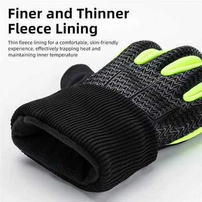 ROCKBROS S339 1 Pair Winter Gloves Touch Screen Cycling Bike Gloves Cotton Windproof Gloves