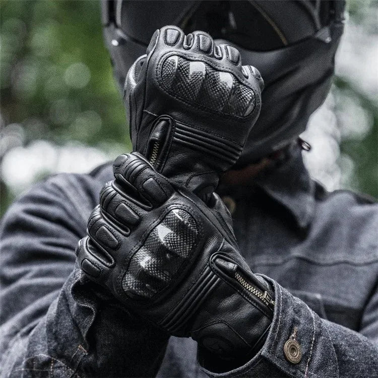 ROCKBROS MT012 Full Finger Motorcycle Racing Gloves Touch Screen Outdoor Sports Protection Mittens
