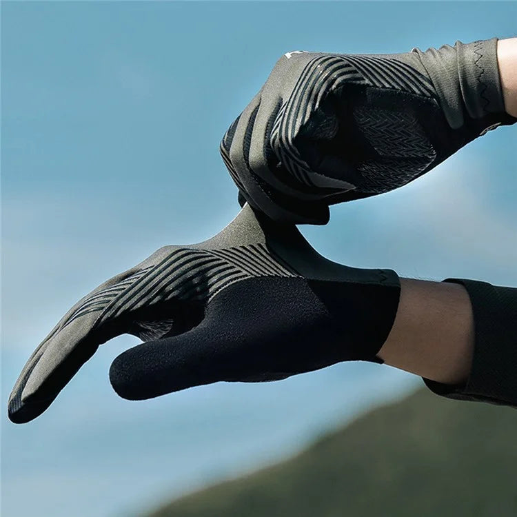 ROCKBROS S310 Cycling Gloves Touch Screen Bike Full Finger Gloves Non-slip SBR MTB Bicycle Gloves