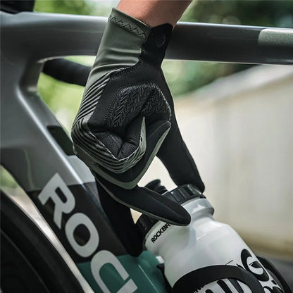 ROCKBROS S310 Cycling Gloves Touch Screen Bike Full Finger Gloves Non-slip SBR MTB Bicycle Gloves