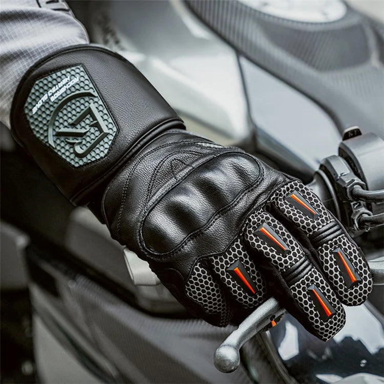 ROCKBROS Cycling Gloves Full Finger Non-slip Cycling Gloves Winter Thermal Warm Riding Gloves