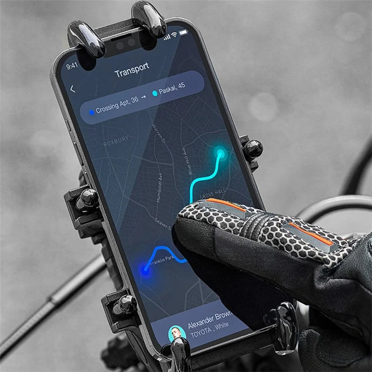 ROCKBROS Cycling Gloves Full Finger Non-slip Cycling Gloves Winter Thermal Warm Riding Gloves