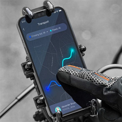 ROCKBROS Cycling Gloves Full Finger Non-slip Cycling Gloves Winter Thermal Warm Riding Gloves