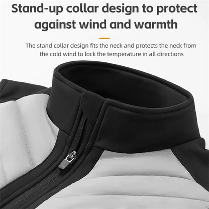 ROCKBROS YPW045 Heated Vest Thermal Warm Electric Bike Vest Tops 3-Speed Adjustment Bicycle Vest