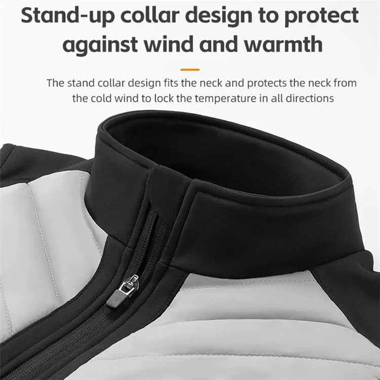 ROCKBROS YPW045 Heated Vest Thermal Warm Electric Bike Vest Tops 3-Speed Adjustment Bicycle Vest