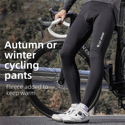 WEST BIKING YP0203130 Reflective Cycling Pants Men / Women Riding Tights Leggings 3D Padded Bike Pants