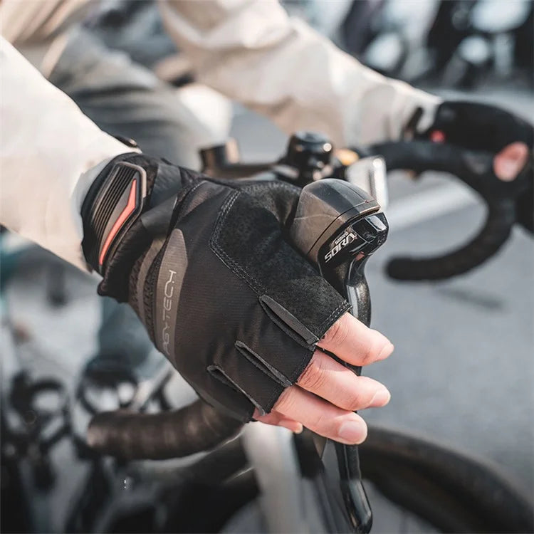 PGYTECH 1Pair Tactical Gloves Non-Slip Half-Finger Outdoor Gloves for Fishing and Cycling