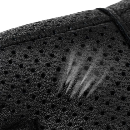 MOTOWOLF MDL0302B 1 Pair Fingerless Summer Sheepskin Leather Motorcycle Gloves