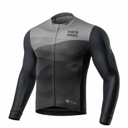 ROCKBROS rk2008 Spring Autumn Long Sleeve Top Windproof Cycling Jacket