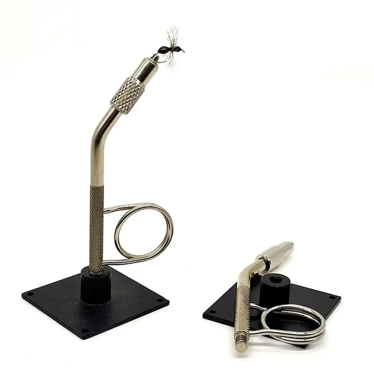 Portable Fly Tying Vise Fishing Hook Binding Tool Adjustable Lure Making Stand