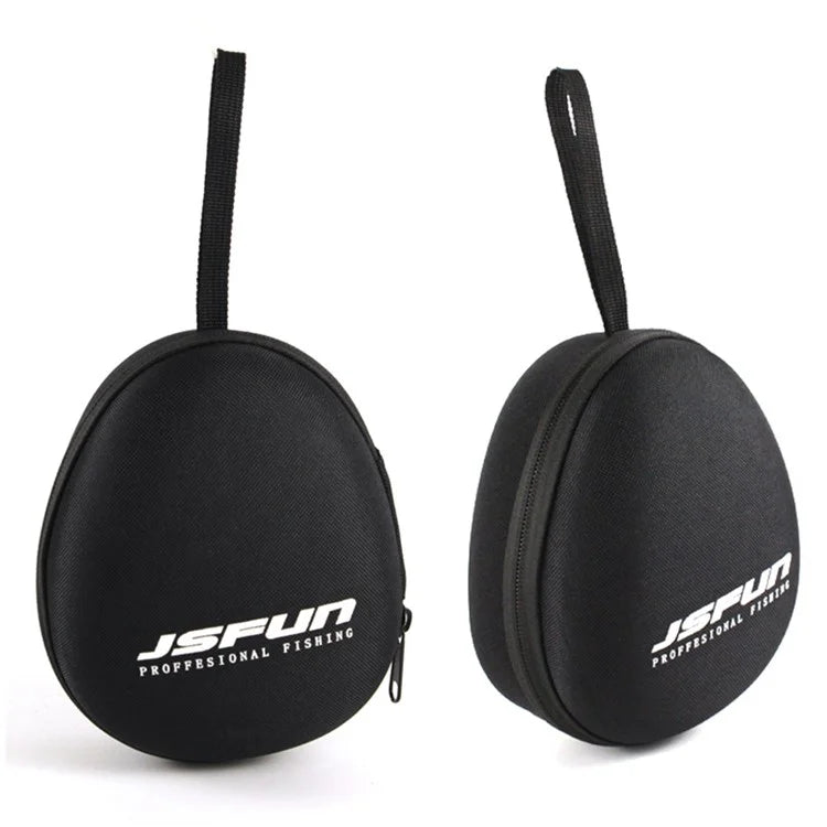 JSFUN 12.5x8.5x15.5cm Fishing Reel Protective Case Fishing Accessories Tackle Storage Bag Pouch