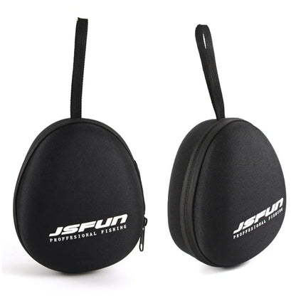 JSFUN 12.5x8.5x15.5cm Fishing Reel Protective Case Fishing Accessories Tackle Storage Bag Pouch