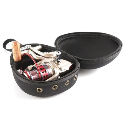 JSFUN 12.5x8.5x15.5cm Fishing Reel Protective Case Fishing Accessories Tackle Storage Bag Pouch