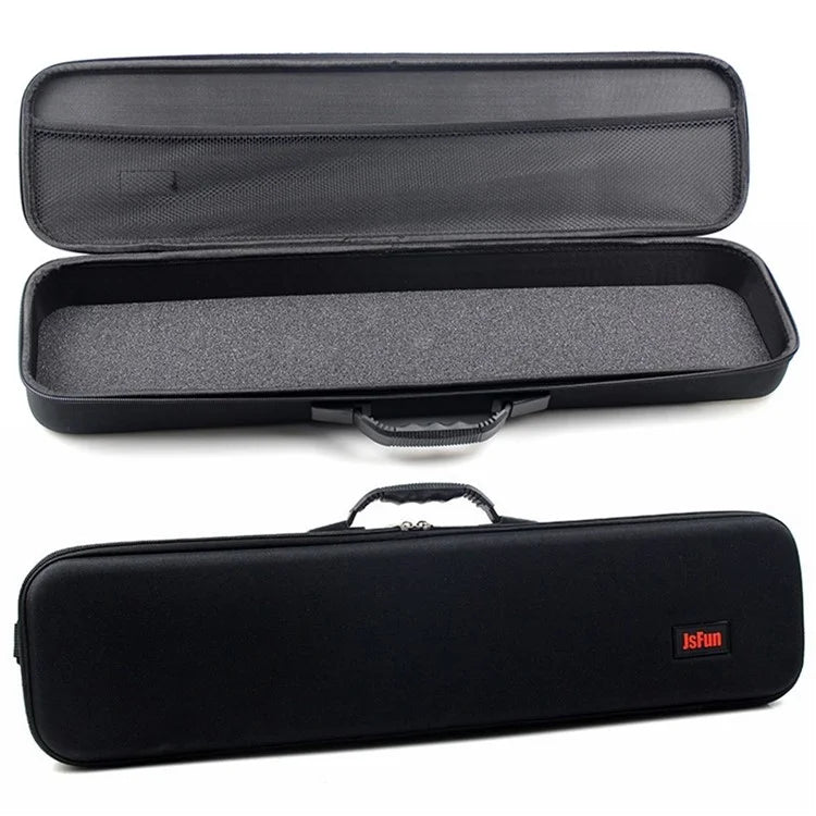 JSFUN 61.5x15x7cm Fishing Rod Storage Bag Shock-Absorbed EVA Hardshell Case for Fishing Tools