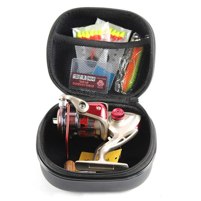 JSFUN FB20 15.5x12x9cm Fishing Reel Protective Case EVA Hardshell Bag for Fishing Accessories Tackles