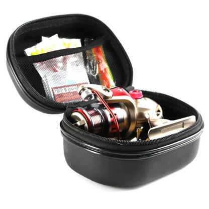 JSFUN FB20 15.5x12x9cm Fishing Reel Protective Case EVA Hardshell Bag for Fishing Accessories Tackles
