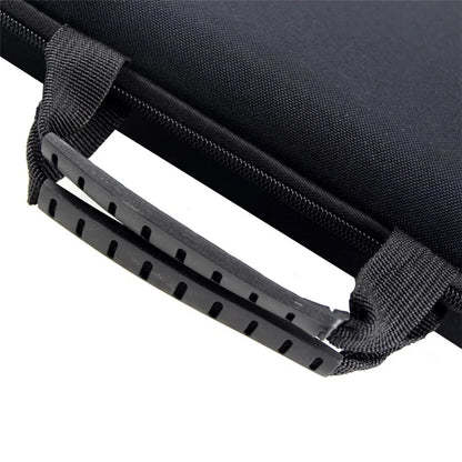 JSFUN 43.5x21.5x6cm EVA Fishing Rod Reel Bag Fishing Tool Storage Pouch with Slotted Sponge Lining