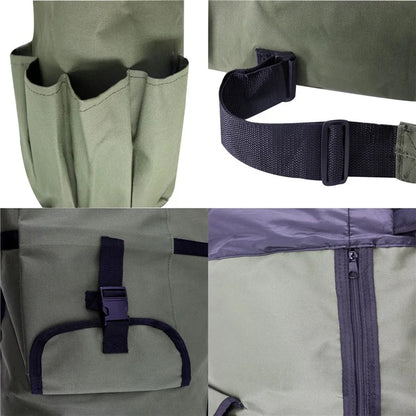 KG0007 Cylindrical Fishing Pole Holder Bag 600D Oxford Cloth Portable Fishing Rod Organizer Bag
