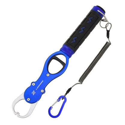 LEO 28234 Anti-skid Fishing Grip Aluminum Alloy Fish Control Clamp with Weight Scales