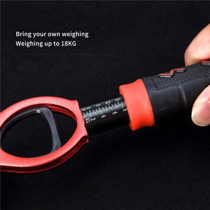 LEO 28234 Anti-skid Fishing Grip Aluminum Alloy Fish Control Clamp with Weight Scales