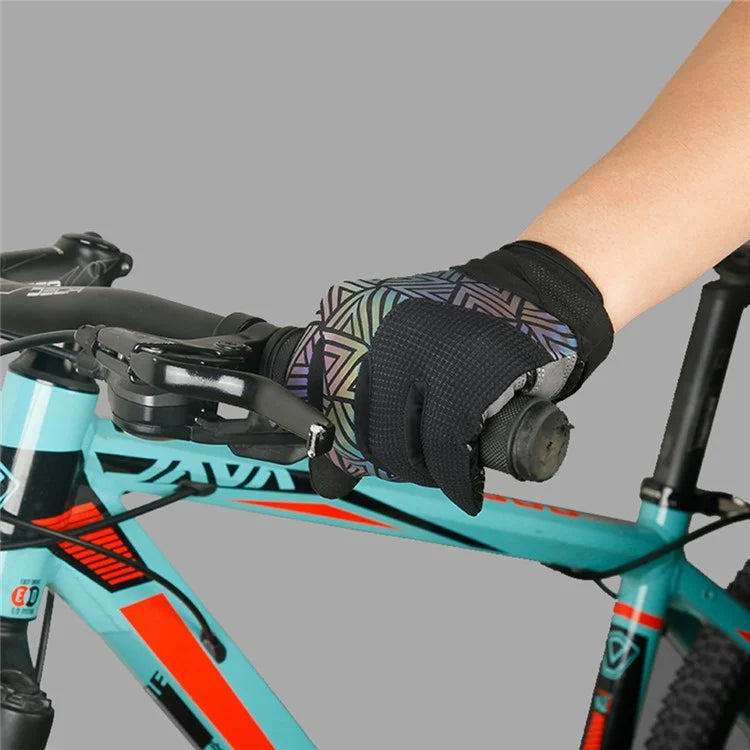 CYCLING Anti-slip Mittens Shock Absorbing Full Finger Touch Screen Cycling Gloves