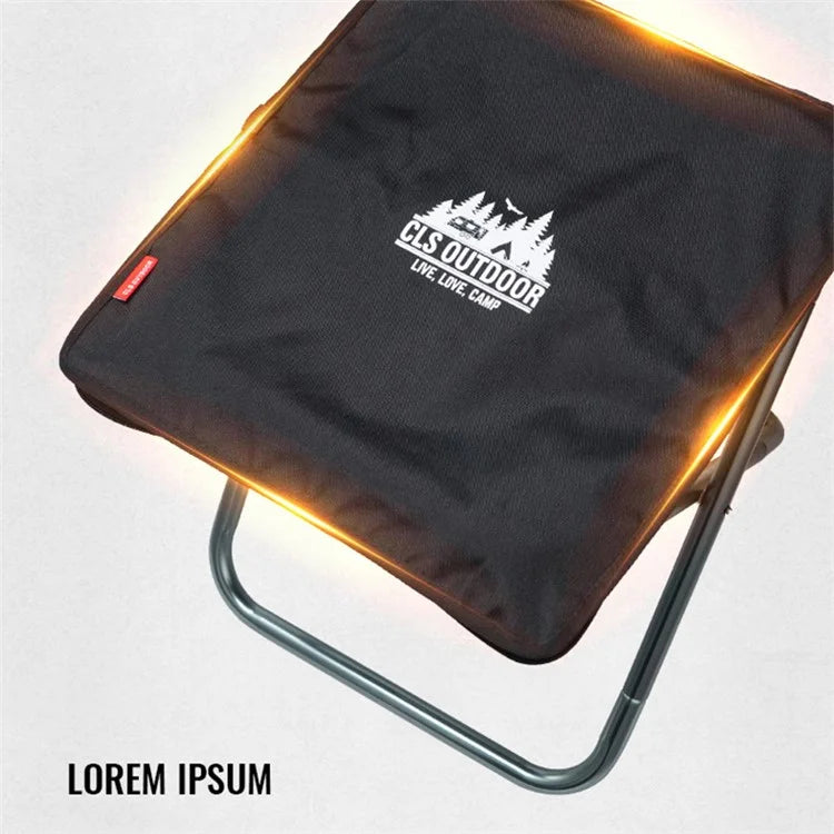 CLS Oxford Cloth+Aluminum Alloy Folding Camping Chair with Storage Bag, Size: L