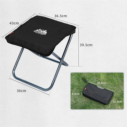 CLS Oxford Cloth+Aluminum Alloy Folding Camping Chair with Storage Bag, Size: L