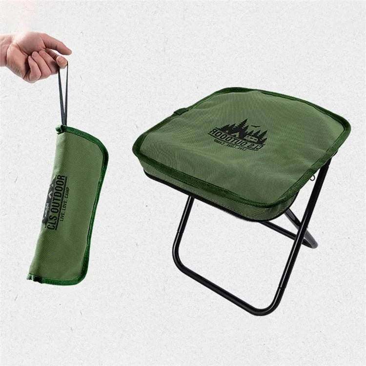 CLS Oxford Cloth+Aluminum Alloy Folding Camping Chair with Storage Bag, Size: M
