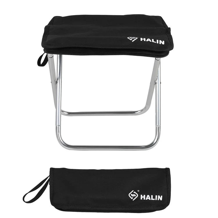 HALIN Camping Portable Folding Stools Ultralight Oxford Cloth + Aluminium Alloy Fishing Chair
