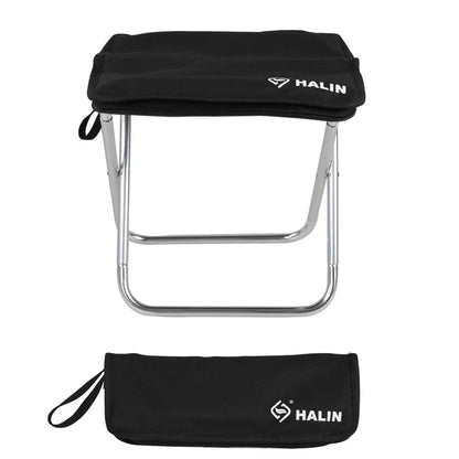 HALIN Camping Portable Folding Stools Ultralight Oxford Cloth + Aluminium Alloy Fishing Chair