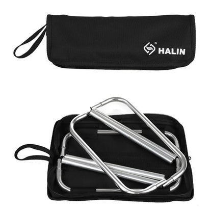 HALIN Camping Portable Folding Stools Ultralight Oxford Cloth + Aluminium Alloy Fishing Chair