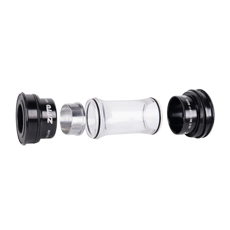 ZTTO BB209 Bike Press-In Bottom Bracket Acrylic+Aluminum Alloy Bearing Bottom Bracket Threaded BB