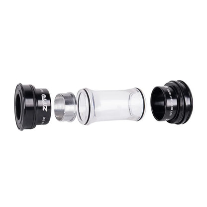 ZTTO BB209 Bike Press-In Bottom Bracket Acrylic+Aluminum Alloy Bearing Bottom Bracket Threaded BB