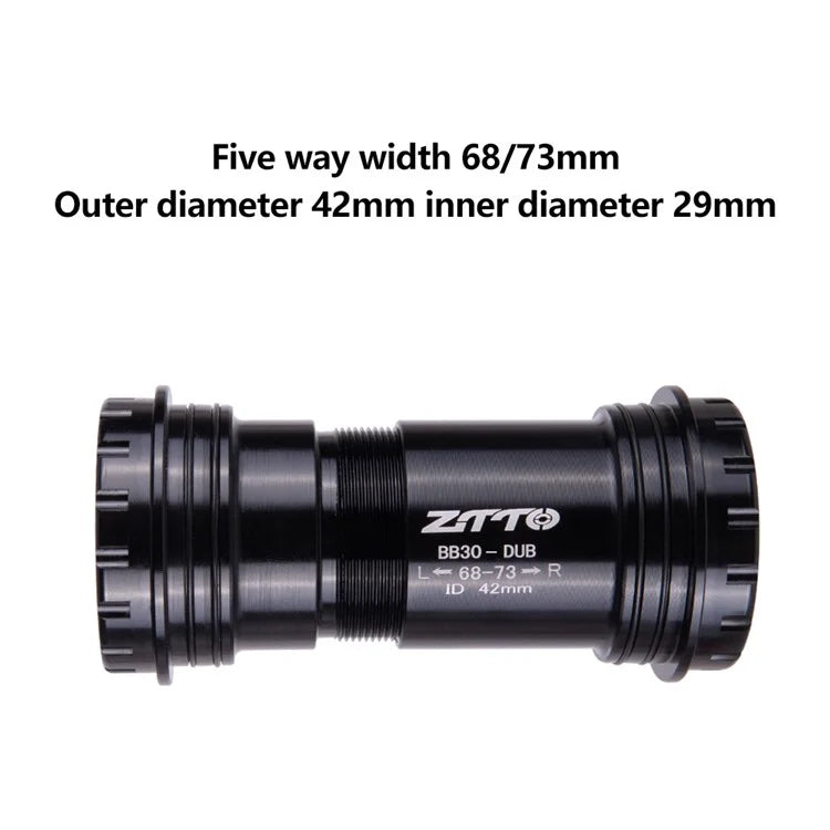 ZTTO BB30 68 / 73mm 42mm Frame Thread Lock Bicycle Bottom Bracket for SRAM / Truvativ DUB Crankset