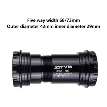 ZTTO BB30 68 / 73mm 42mm Frame Thread Lock Bicycle Bottom Bracket for SRAM / Truvativ DUB Crankset