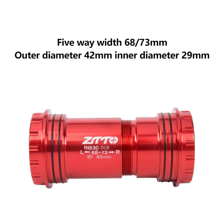 ZTTO BB30 68 / 73mm 42mm Frame Thread Lock Bicycle Bottom Bracket for SRAM / Truvativ DUB Crankset