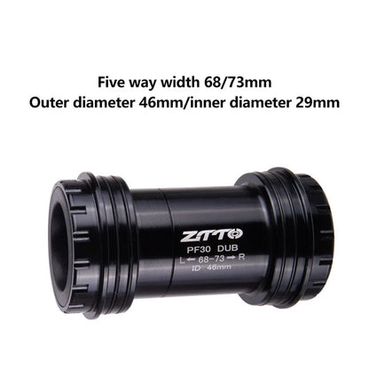 ZTTO PF30 DUB Bottom Bracket Road Bike Adapter Thread Central Axle for 28.99mm DUB Crankset